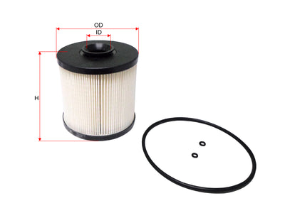 SAKURA,, Fuel Filter (Element), 23304-EV290, EF-13110, HINO