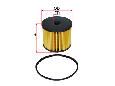 SAKURA,, Fuel Filter (Element), 15412-86CT1, EF-14030, SUZUKI