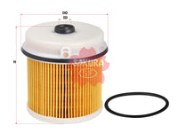 SAKURA,, Fuel Filter (Element), SX001-12580, EF-1509, ISUZU