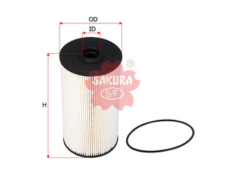 SAKURA,, Fuel Filter (Element), 8-98092481-1, EF-15130, ISUZU