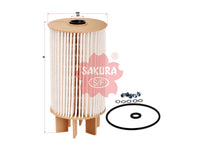 SAKURA,, Fuel Filter (Element), 16403-4KV0A, EF-18050, NISSAN