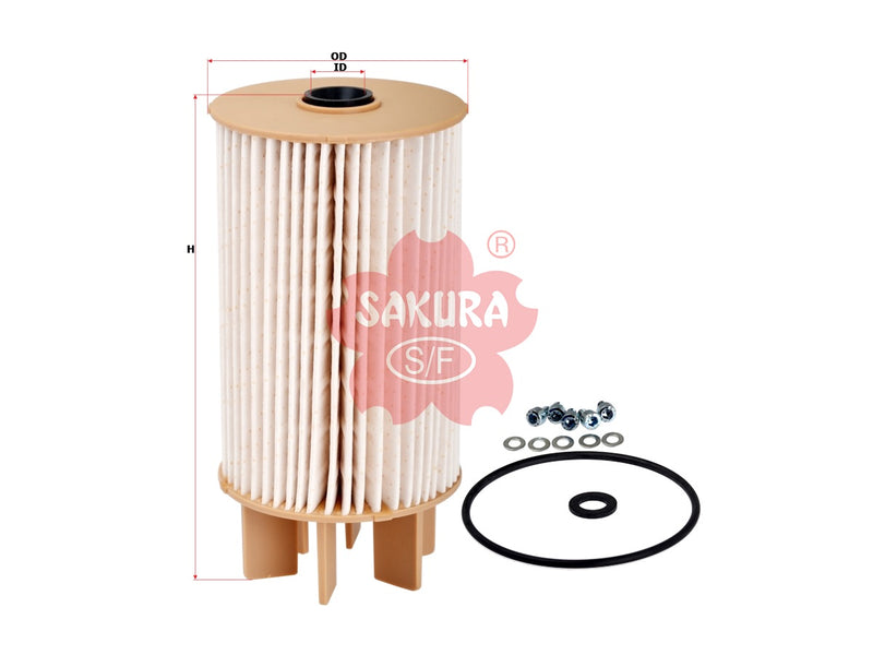 SAKURA,, Fuel Filter (Element), 16403-4KV0A, EF-18050, NISSAN