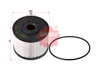 SAKURA,, Fuel Filter (Element), 1906 A7, EF-19040, FORD