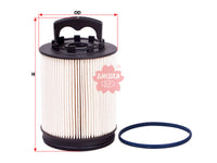 กรองน้ำมันเชื้อเพลิง SAKURA, KTJB3G9176AA, EF-19090, FORD (128699)