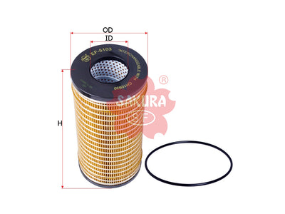 SAKURA,, Fuel Filter (Element), CH10930, EF-5103, PERKINS