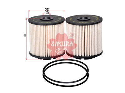 SAKURA,, Fuel Filter (Element), 1#95174479, EF-65020-S, HOLDEN
