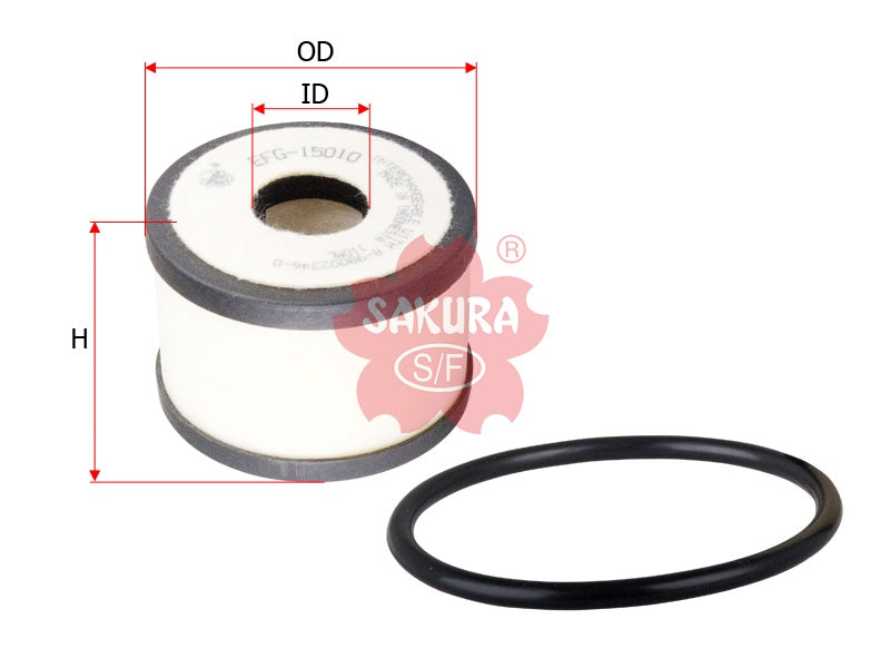 กรองแก๊สแบบเป่าลม (Element), SAKURA, 1J419-05810, EFG-15010, HOLDEN (126104)