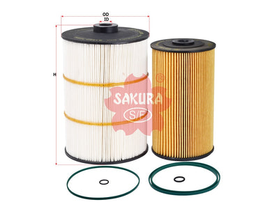 SAKURA,, Oil Filter (Element), 5-86535-199-0, EO-13010-S, HINO