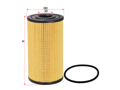 SAKURA,, Oil Filter (Element), 15601-EV030, EO-13060, HINO