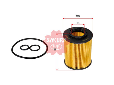 SAKURA,, Oil Filter (Element), 97223218, EO-1601, OPEL