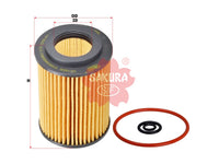SAKURA,, Oil Filter (Element), 15430-RSR-EO1, EO-16030, HONDA