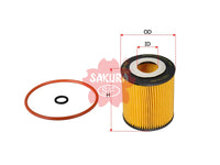 SAKURA,, Oil Filter (Element), 19101309, EO-1701, MAZDA