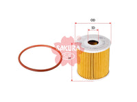 SAKURA,, Oil Filter (Element), 15208-AD200, EO-1803, NISSAN