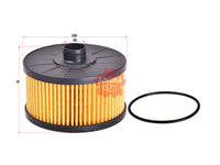 กรองน้ำมันเครื่อง(ไส้กรอง) SAKURA, 15209-00Q0F, EO-18220, NISSAN (124677)