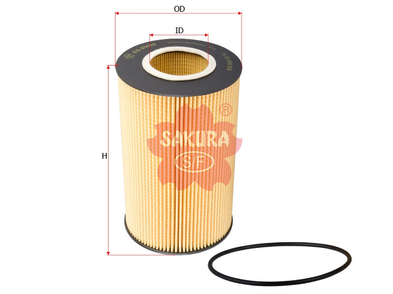 กรองน้ำมันเครื่อง(ไส้กรอง) SAKURA, 74 20 998 809, EO-25030, OTOKAR (123425)