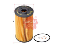 SAKURA,, Oil Filter (Element), 760 017 01, EO-2604, MERCEDES-BENZ