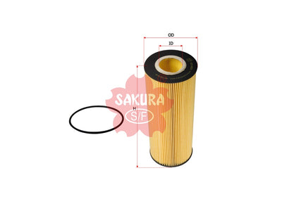 SAKURA,, Oil Filter (Element), A 541 180 00 09, EO-2621, SETRA