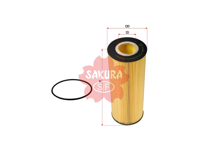 SAKURA,, Oil Filter (Element), A 541 180 00 09, EO-2621, SETRA