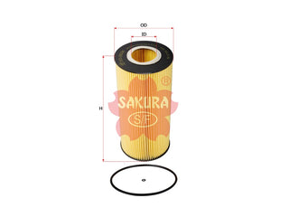 SAKURA,, Oil Filter (Element), MX901584, EO-26330, MERCEDES-BENZ