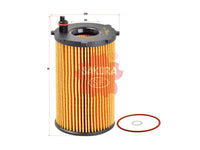 SAKURA,, Oil Filter (Element), 26320-3CAA0, EO-28080, KIA