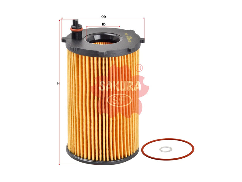 SAKURA,, Oil Filter (Element), 26320-3CAA0, EO-28080, KIA