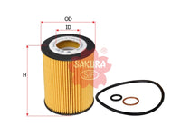 SAKURA,, Oil Filter (Element), 11 42 7 511 161, EO-3011, BMW