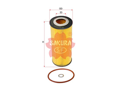 SAKURA,, Oil Filter (Element), 11 42 7 788 461, EO-30150, BMW
