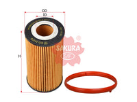กรองน้ำมันเครื่อง(ไส้กรอง) SAKURA, 06D 115 562, EO-31070, VOLKSWAGEN (123287)