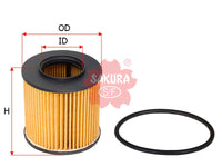SAKURA,, Oil Filter (Element), 03C 115 577 A, EO-31950, VOLKSWAGEN