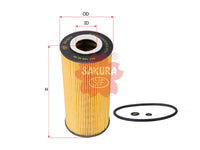 SAKURA,, Oil Filter (Element), A606-184-01-25, EO-5311, MERCEDES-BENZ
