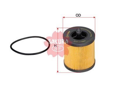 SAKURA,, Oil Filter (Element), 93175493, EO-6507, HOLDEN
