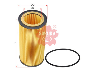 SAKURA,, Oil Filter (Element), 170445000, EO-68030, DAF