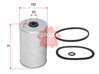 กรองน้ำมันเชื้อเพลิง(ไส้กรอง) SAKURA, ME 971553, F-1008, MITSUBISHI (124905)