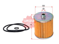 กรองน้ำมันเชื้อเพลิง(ธาตุ) SAKURA, 04234-76004-71, F-1105, TOYOTA (124277)