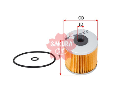 SAKURA,, Fuel Filter (Element), 6302-2000-20, F-1301, HINO
