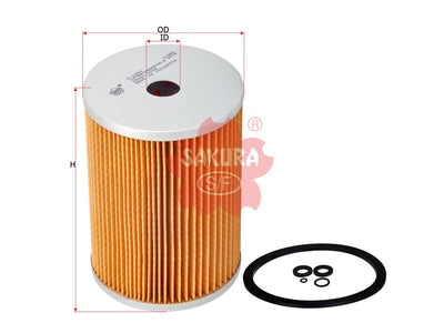 SAKURA,, Fuel Filter (Element), 9-88513-116-0, F-1303, KOMATSU