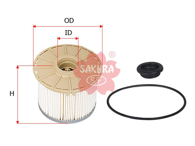 SAKURA,, Fuel Filter (Element), 5-87615012-0, F-1508, HOLDEN