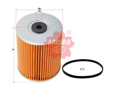 SAKURA,, Fuel Filter (Element), 16444-99028, F-1802, FURUKAWA