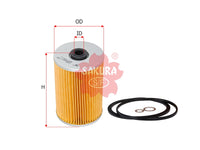 SAKURA,, Fuel Filter (Element), 4147102, F-1803, NISSAN