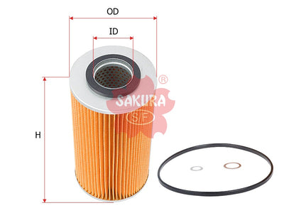 SAKURA,, Fuel Filter (Element), 16444-99025, F-1805, FURUKAWA