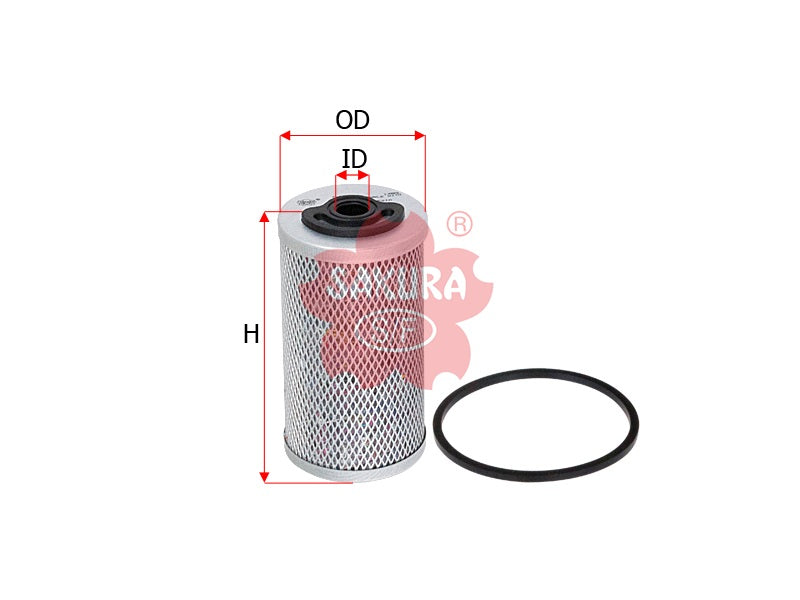 Fuel Filter (Element), SAKURA, 1160033, F-2602, MERCEDES-BENZ (125171)