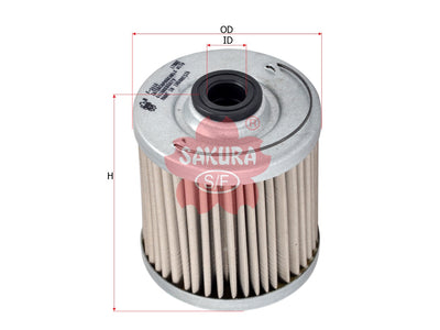 SAKURA,, Fuel Filter (Element), 1417011580002, F-2610, SINOTRUK