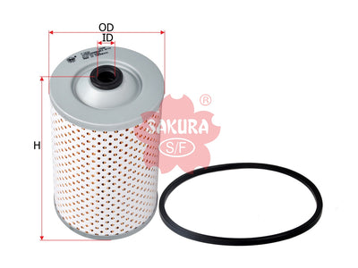 SAKURA,, Fuel Filter (Element), 6110-70-6202, F-2626, KOMATSU