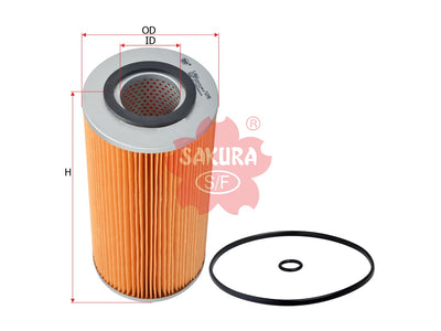 SAKURA,, Fuel Filter (Element), 14650-501140, F-5211, YANMAR