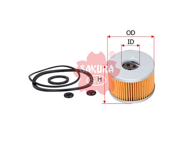 SAKURA,, Fuel Filter (Element), JE6463, F-6401, AVELING BARFORD