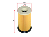 กรองน้ำมันเชื้อเพลิง(Element) SAKURA, 330361820, F-7603, JOHN DEERE (126509)