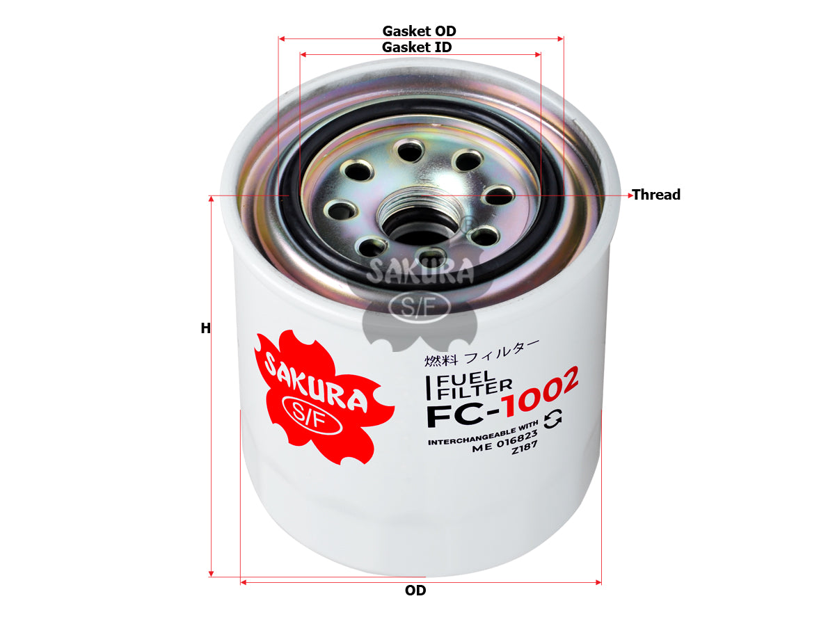 SAKURA,, Fuel Filter (Spin-On), ME 016872, FC-1002, FUSO — Win Store