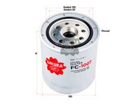 SAKURA,, Fuel Filter (Spin-On), T113865, FC-1007, INGERSOLL RAND