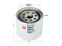 SAKURA,, Fuel Filter (Spin-On), 23303-56030, FC-1102, TOYOTA