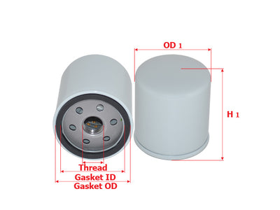 SAKURA,, Fuel Filter (Spin-On), 129470-55701, FC-12051, YANMAR